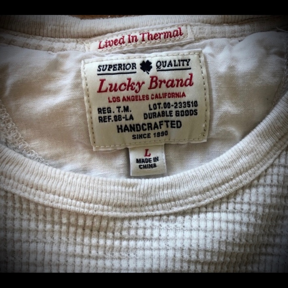 Lived in thermal by Lucky Brand